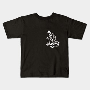 Madness sax player riding a Onewheel Kids T-Shirt